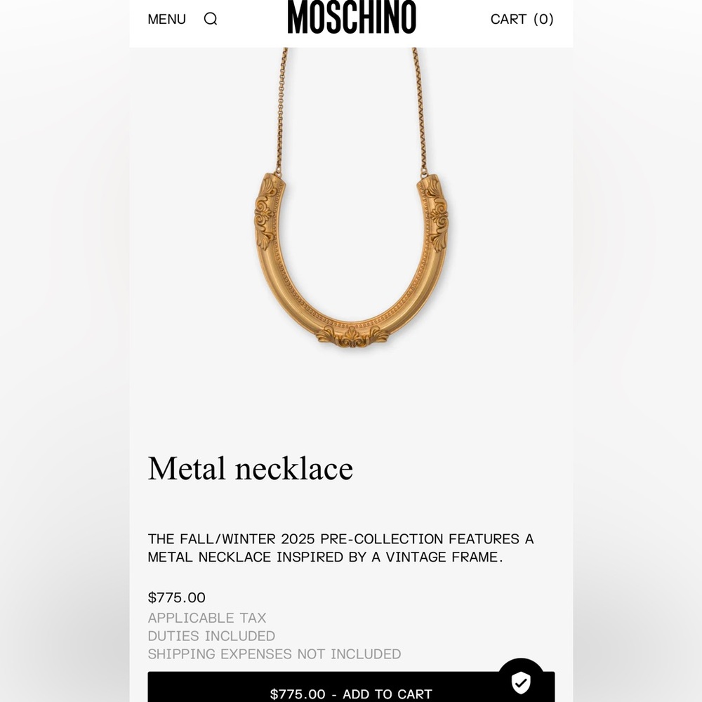 Gold Teddy this is not a toy Bear Necklace Moschino Sephora collab lipstick - Picture 7 of 7